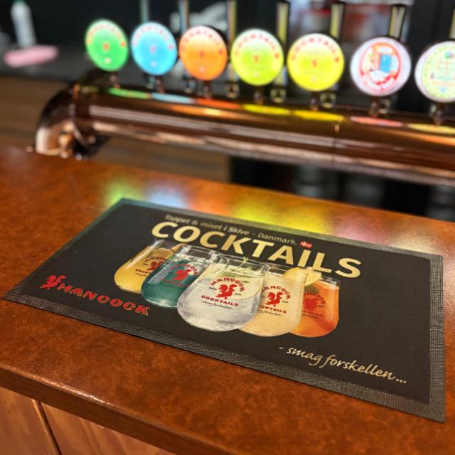 Barmåtte m. cocktails