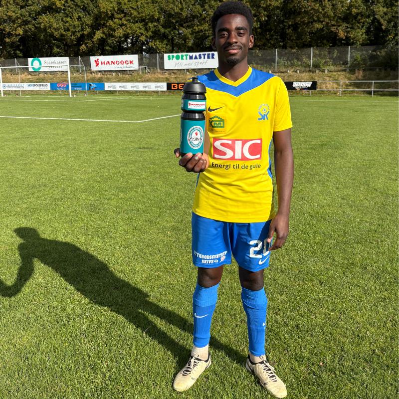 Drikkedunk med Sport-Cola etiket