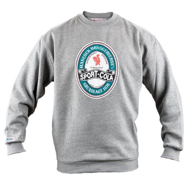 Grå sweatshirt (Sport-Cola) voksen